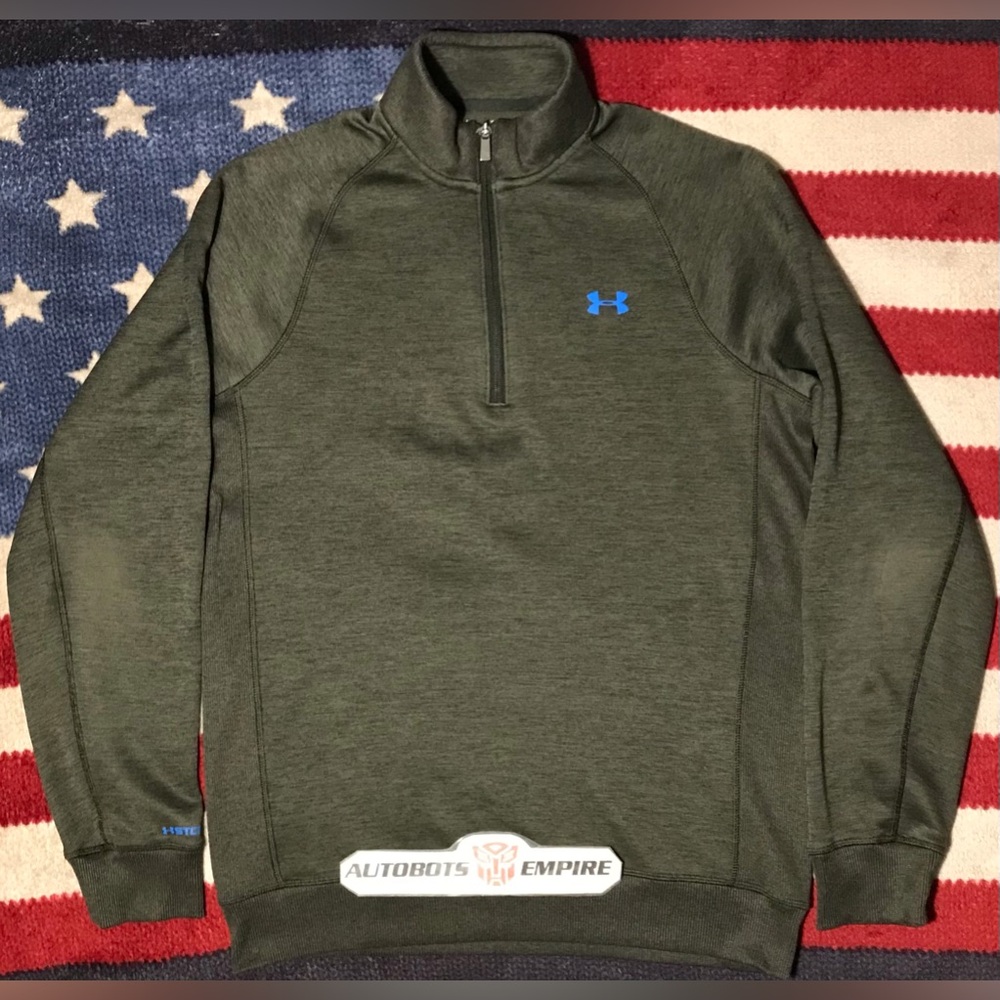 Vintage UNDER ARMOUR STORM TECH COLD GEAR Fleece Pullover Loose Sweatshirt M Sb